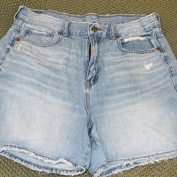 American Eagle Outfitters Pants - American Eagle Outfitters Women's Faded Blue Jean Shorts